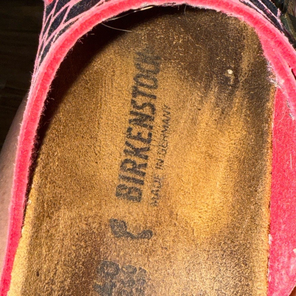 Birkenstock Colorful Pink Iridescent Sandals - Picture 2 of 5